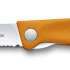 Нож кухонный Victorinox Swiss Classic, для овощей, 110мм, заточка серрейтор, стальной, оранжевый [6.7836.f9b]